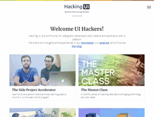 Tablet Screenshot of hackingui.com